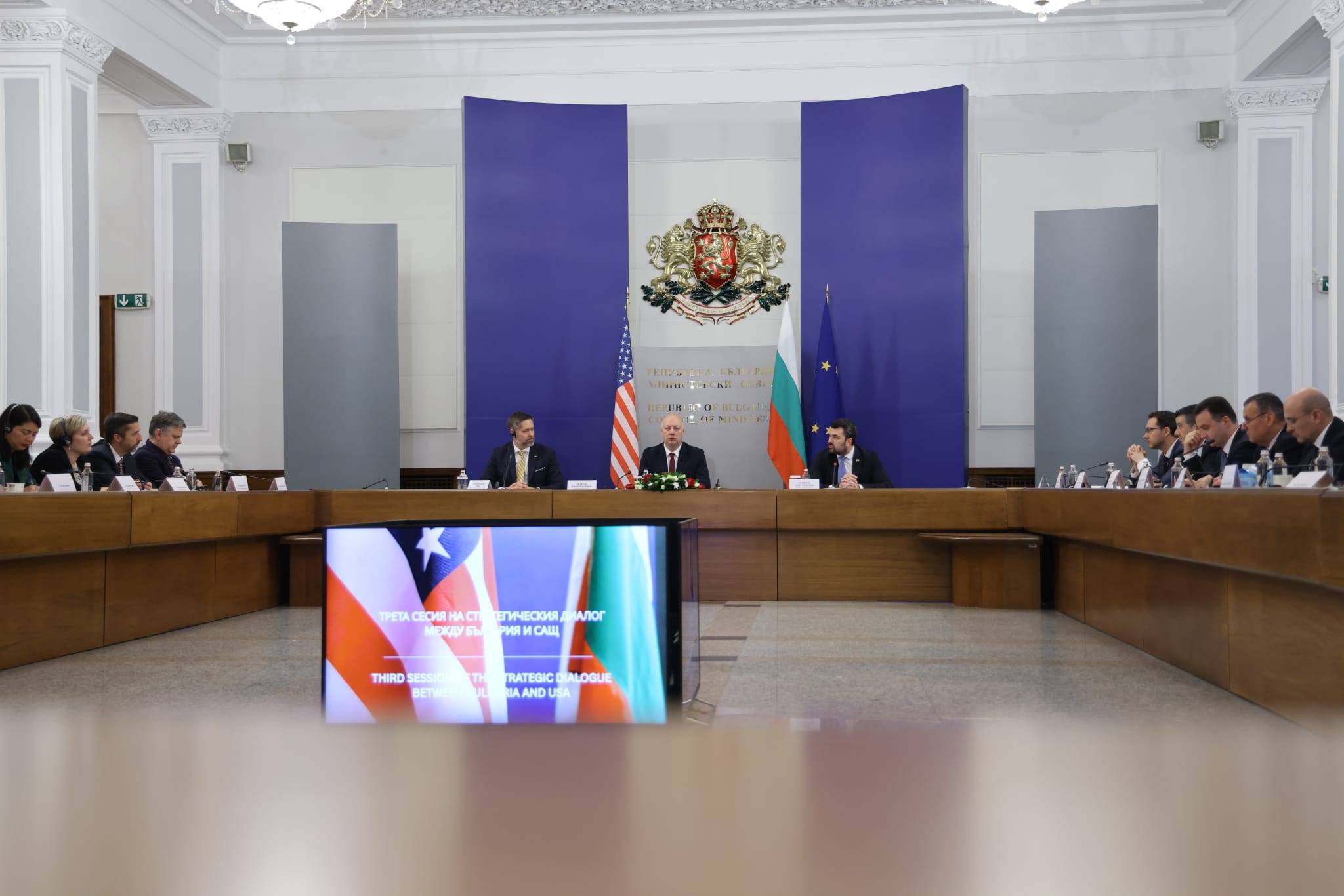 Пресконференция след Третата сесия на Стратегическия диалог между България и САЩ